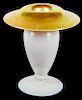 Steuben Gold Aurene Mushroom Vase