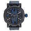 ROMAIN JEROME STEAMPUNK AUTO COLOURS BLUE N° 39 / 99 REF. RJTAUSP005 wristwatch.