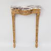 Small Louis XVI Style Giltwood Console