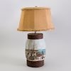 American Painted Nautical Lamp