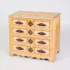 American Painted Cottage Chest of Drawers