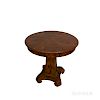Empire Grain-painted Pine Round Center Table