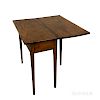 Country Tiger Maple Card Table