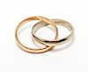 Cartier 18K Gold Entwined "Infinity" Two-Tone Ring