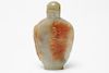 Chinese Three-Color Jade Snuff Bottle