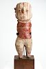 Pre-Columbian Terracotta Figure w Striped Face