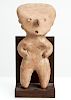Pre-Columbian Unglazed Terracotta Standing Figure