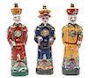 Chinese Sages Polychrome Porcelain Figures Group 3