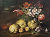 Abraham Brueghel, (Flemish, 1631-1690), Nature morte (Still Life with Fruit and Crow)