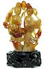 Chinese Carved Agate Carving Quan Yin
