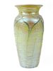 Contemporary Art Glass Textured Vase.