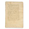  Handwritten Document written in Latin circa 1453