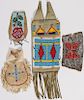 A GROUP OF BEADED BAGS, CIRCA 1915-1970