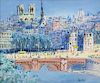 Jean Dufy, (French, 1888-1964), Le Pont-Neuf, c. 1958-60