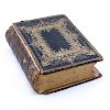 Harper and Brothers, Publishers, New York, 1846, Large Leather Bound Illuminated Bible. Includes th