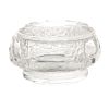 Lalique clear and frosted glass covered box
