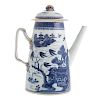 Chinese Export Nanking Lighthouse Coffee Pot
