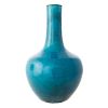 Chinese Turquoise Glazed Bottle Vase
