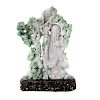 Chinese Carved Jade Immortal
