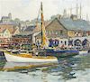 James Jeffrey Grant, (American, 1883-1960), Harbor Scene