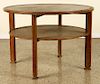 FRENCH CERUSED OAK OCCASIONAL TABLE MANNER ADNET