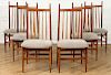 PAIR DANISH STYLE SPINDLE BACK CHAIRS CIRCA 1950