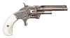 New York Engraved Smith and Wesson Model One Second Issue Spur Trigger Revolver 