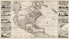 Important Map of America by Henry Overton - 1745