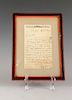 1872 Autographed Letter Signed by Horace Greeley,