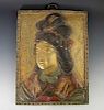 Unusual Chinese Bronze Relief Plaque, 18th/19thc.