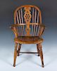 English Child's Windsor Arm Chair in Elm