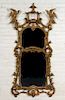 CHINESE CHIPPENDALE STYLE PAGODA FORM MIRROR 1950