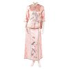 Important Chinese Famille Rose Wedding Dress