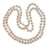 Long Coral Bead Necklace