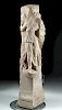 Roman Marble Garland Sarcophagus - Figure of Victory