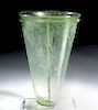Fine Roman Glass Conical Beaker
