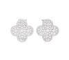 Van Cleef & Arples 18k Diamond Magic Alhambra Earrings