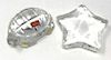 Baccarat Crystal Turtle Paperweight & Rosenthal Crystal Star Paperweight