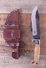Montana Territory Knives Hammered Bowie Knife