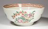 ENGLISH WORCESTER PORCELAIN PUNCH BOWL ON FOOT
