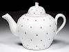 GERMAN LIMBACH PORCELAIN NEOCLASSICAL TEAPOT AND COVER