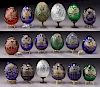 (18) Contemporary Faberge eggs