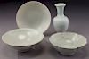 (4) Pcs. Chinese Song Qingbai porcelain ware,
