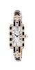 An Art Deco Platinum, Diamond and Onyx Wristwatch, Cartier, 25.51 dwts.