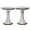 AMY KLINE PAIR OF SIDE TABLES