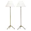 PAIR OF CONTINENTAL FLOOR LAMPS