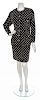 * A Chanel Black and Cream Wool Tweed Skirt Suit,