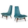 PAIR OF ADRIAN PEARSALL FOR KARPEN CHAIRS