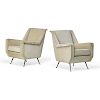 STYLE OF GIO PONTI PAIR OF LOUNGE CHAIRS