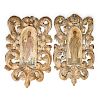 PAIR OF GREEK ICONS & ARCHITECTURAL ELEMENTS